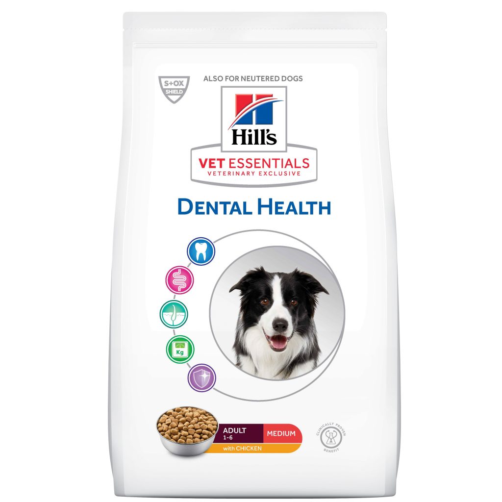 Hill's Vet Essentials הילס וט אסנשיאלס מזון דנטל לכלב בוגר (עם עוף